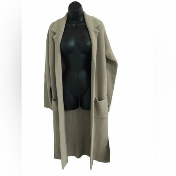 Jessica Simpson super soft & cozy light green sage long cardigan‎ duster size M - Picture 1 of 9